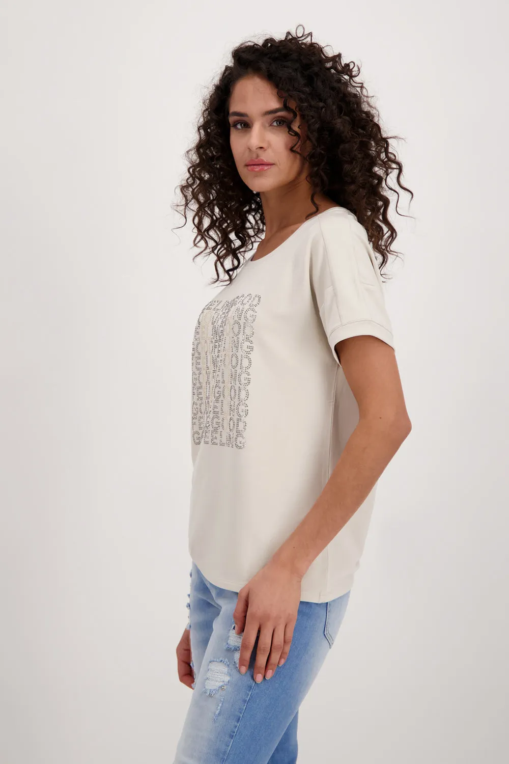 Monari Embellished T Shirt M407420