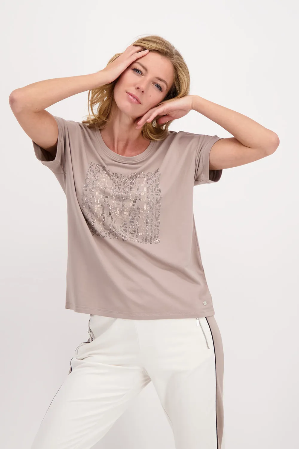 Monari Embellished T Shirt M407420