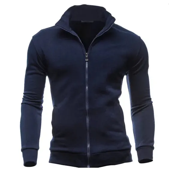 MRMT 2025 Brand New Mens Jackets Hoodless Sweatshirts Men Stand-up collar Jacket Retro Coat Hoody Cardigan Zipper Coats