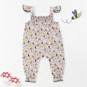 Multicoloured Floral Print Romper