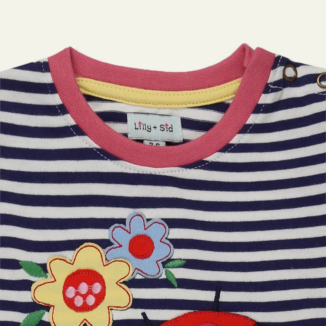 Multicoloured Stripe Print Romper