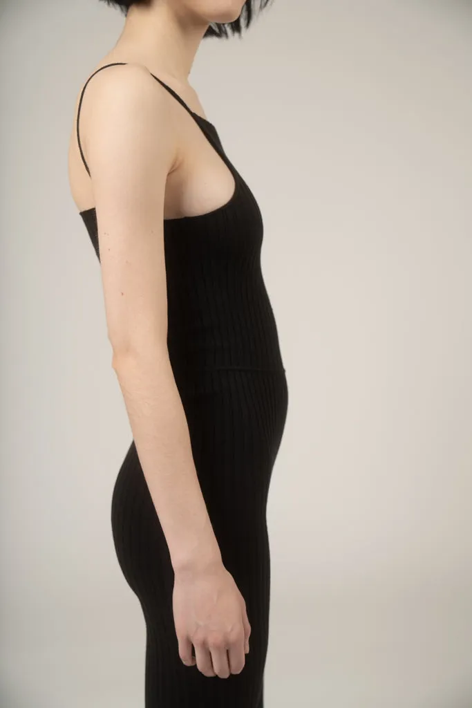 Nonna knit unitard in black