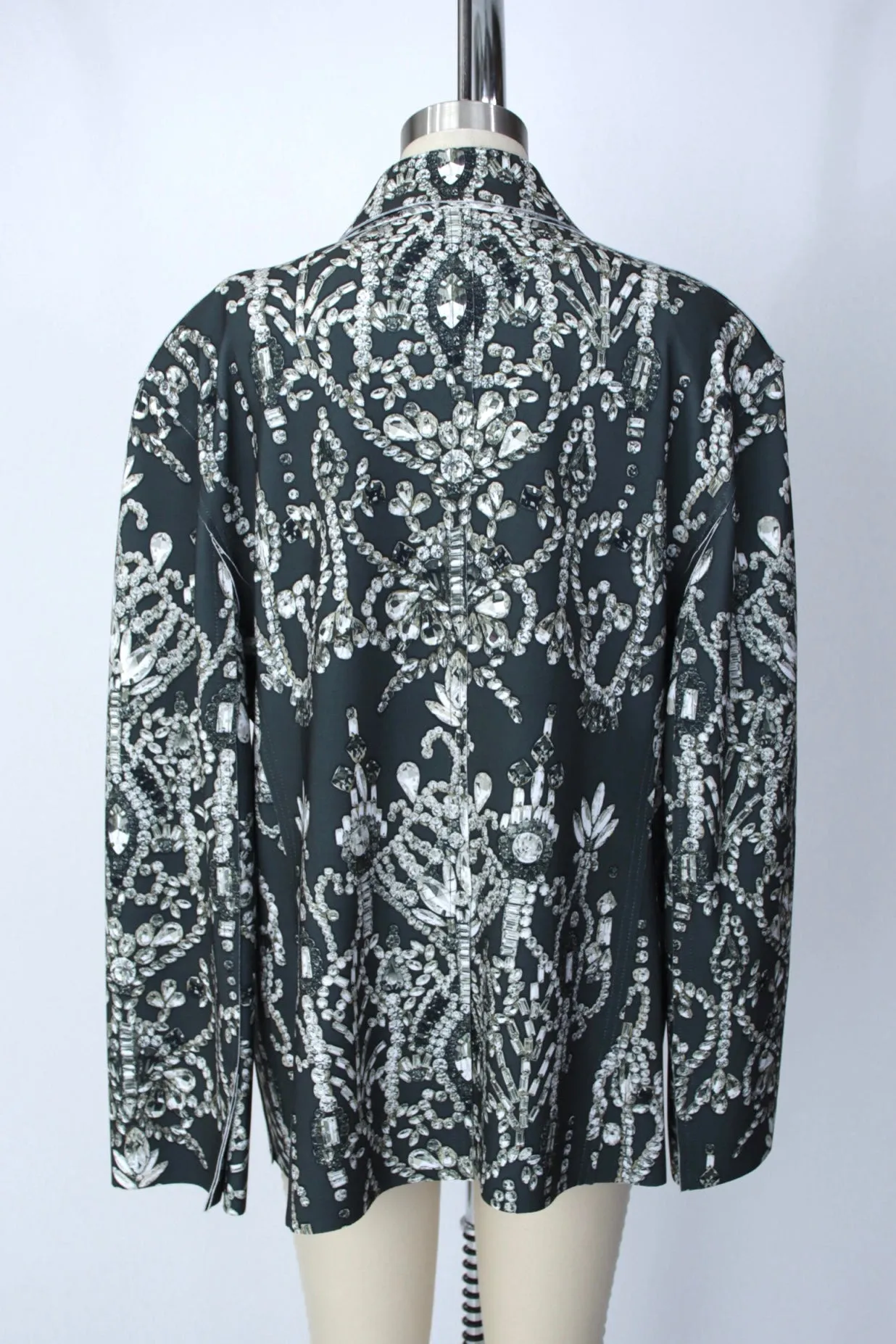 Norma Kamali Jewel Print Blazer
