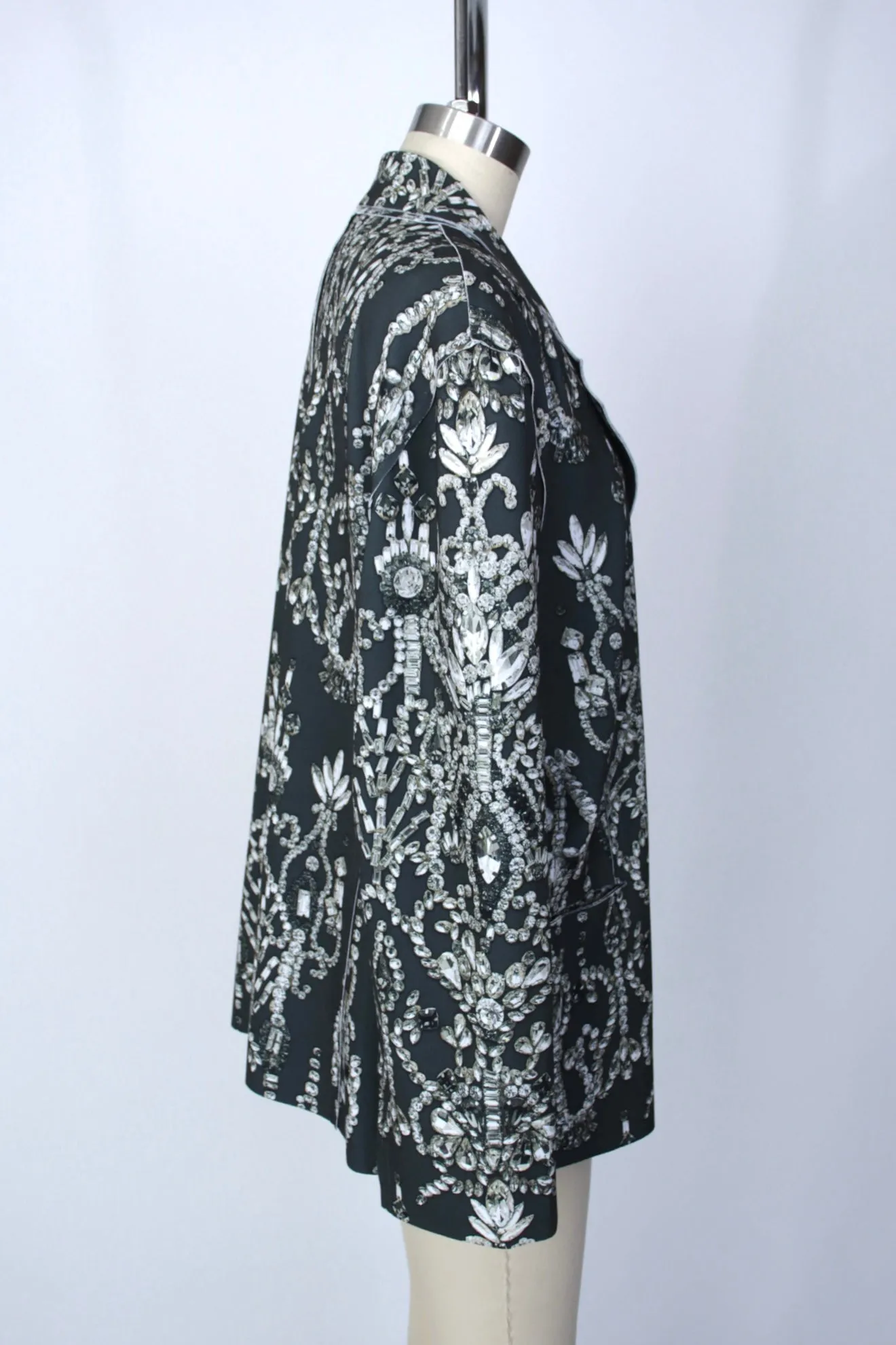 Norma Kamali Jewel Print Blazer