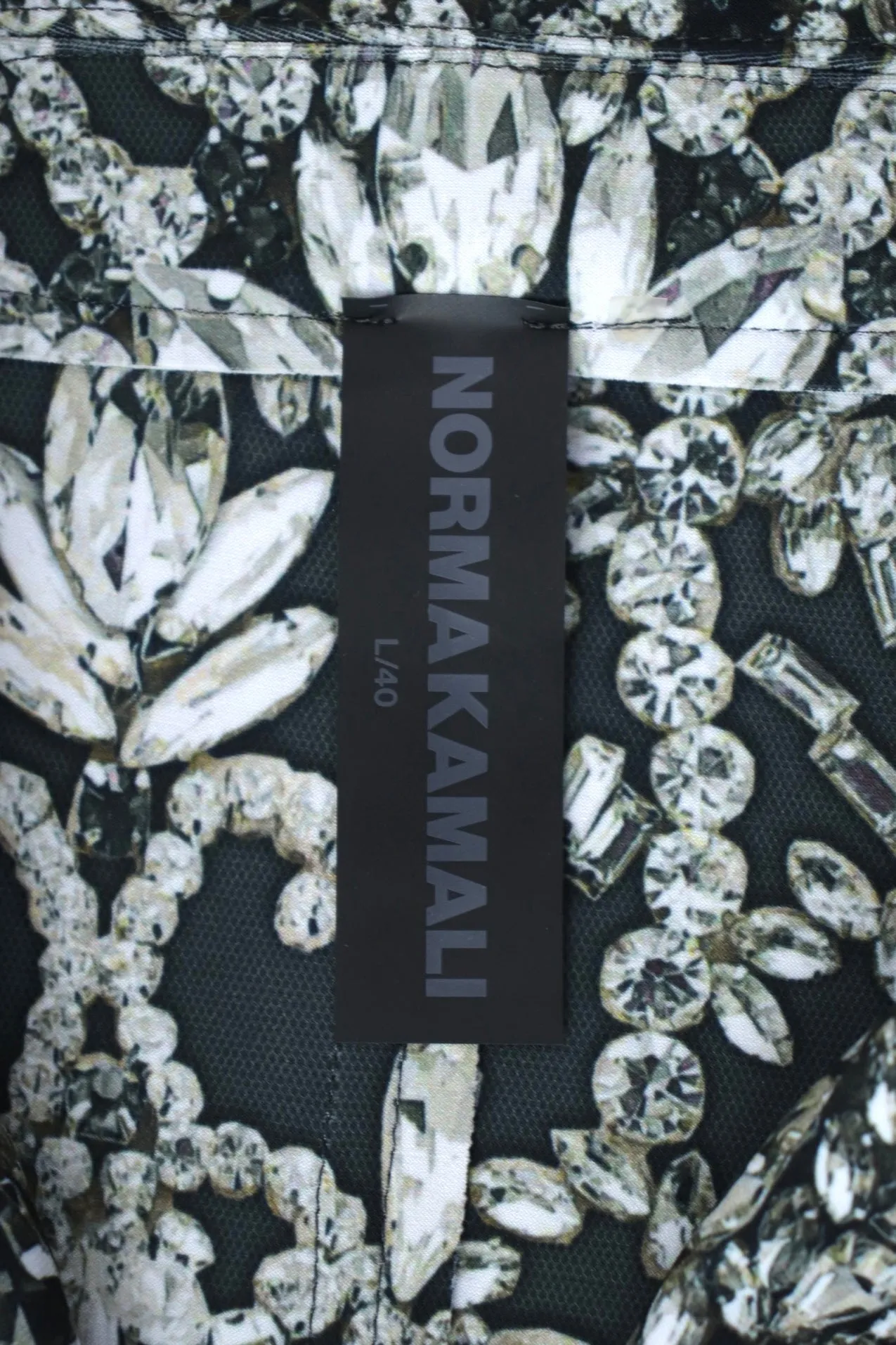 Norma Kamali Jewel Print Blazer
