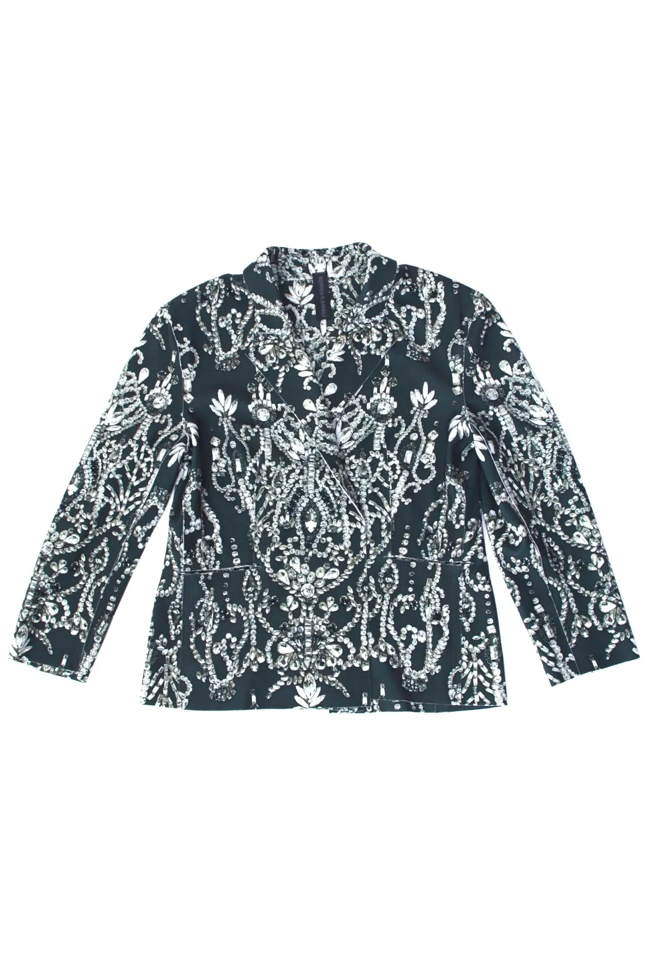Norma Kamali Jewel Print Blazer