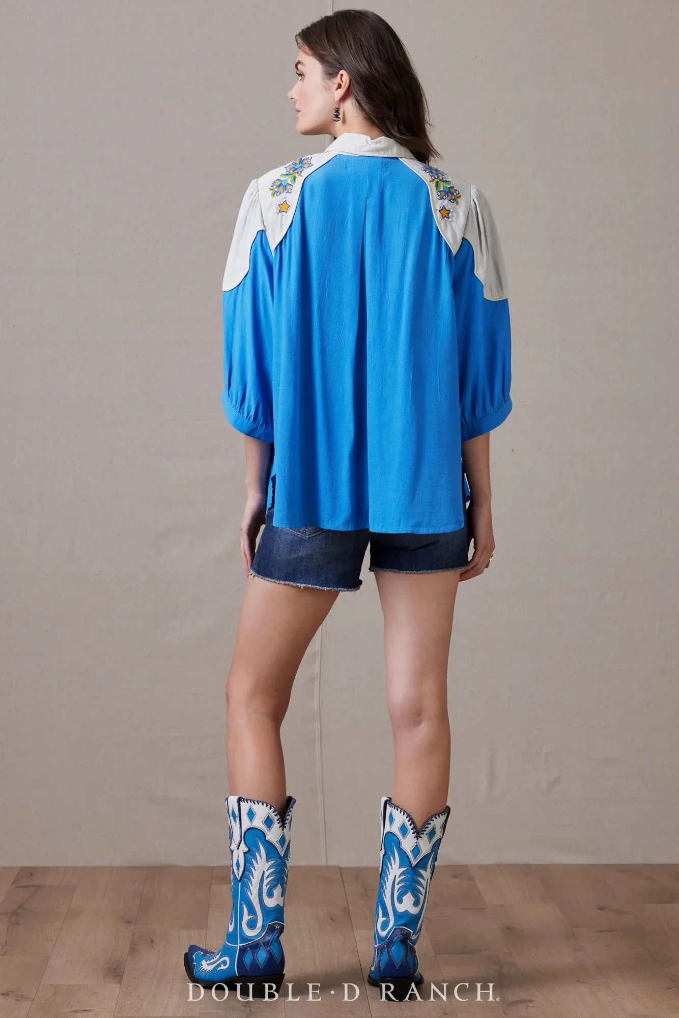 NOT MY FIRST RODEO BLOUSE T4042