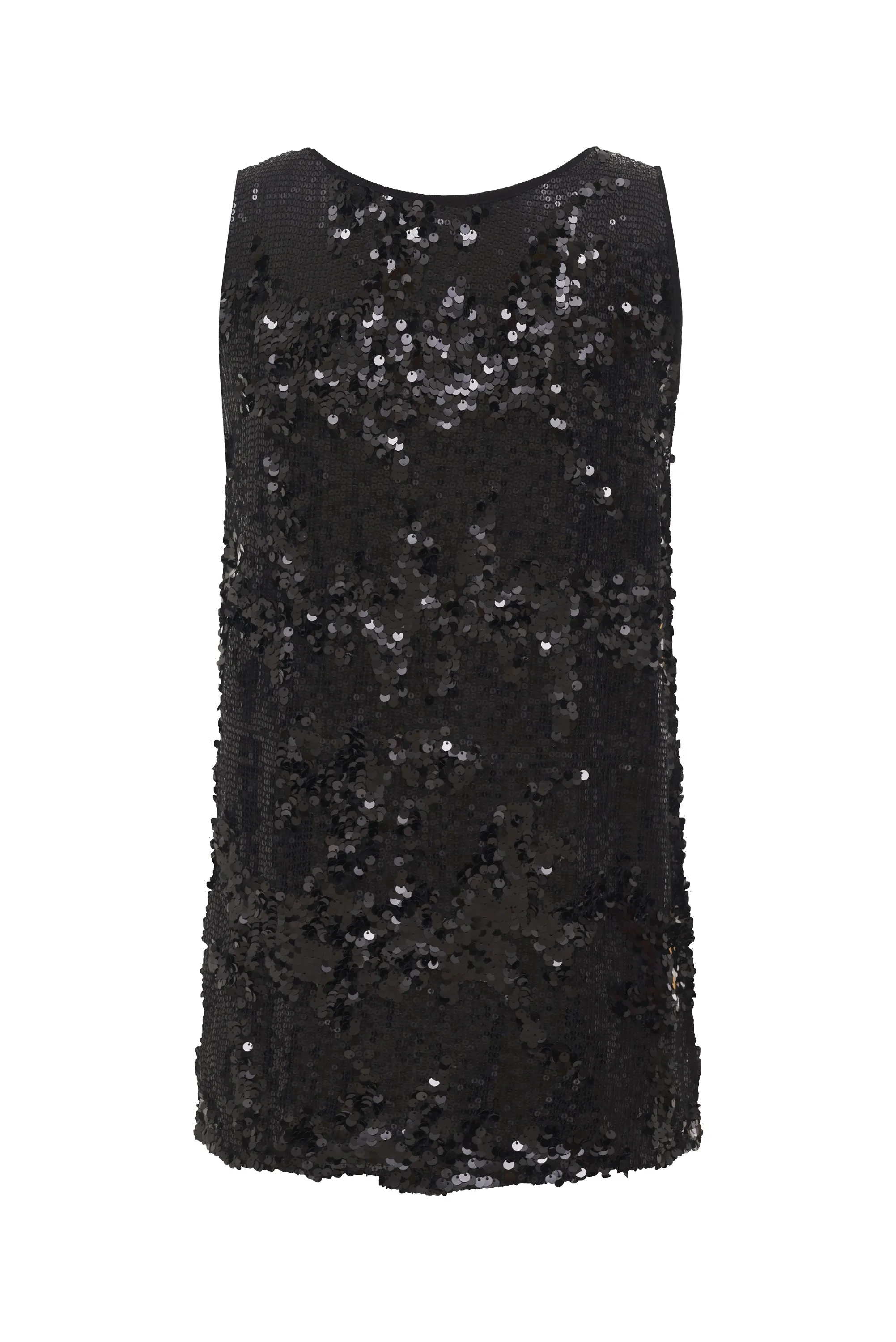 Now 60% OFF - Liza Sequin Tank