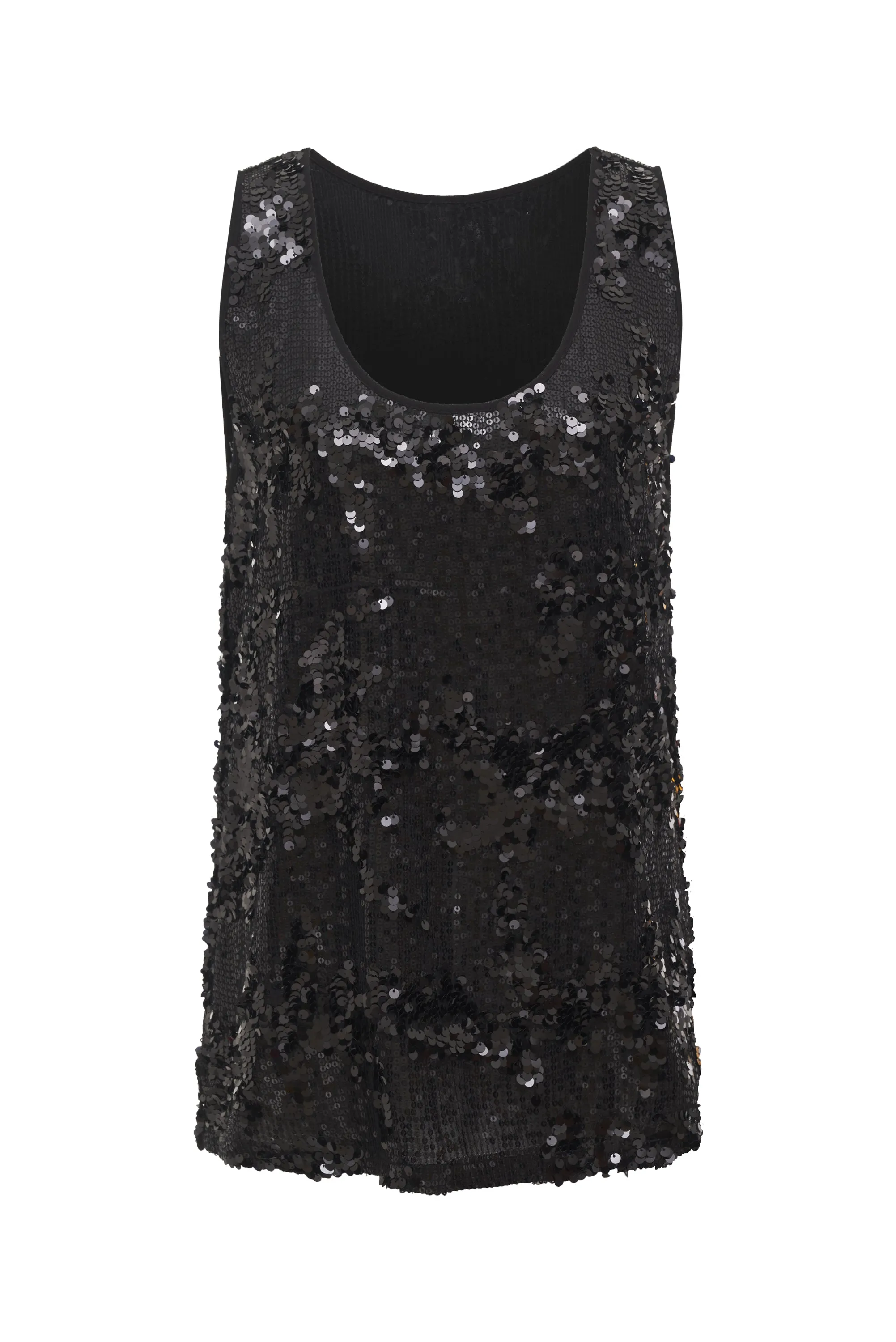 Now 60% OFF - Liza Sequin Tank