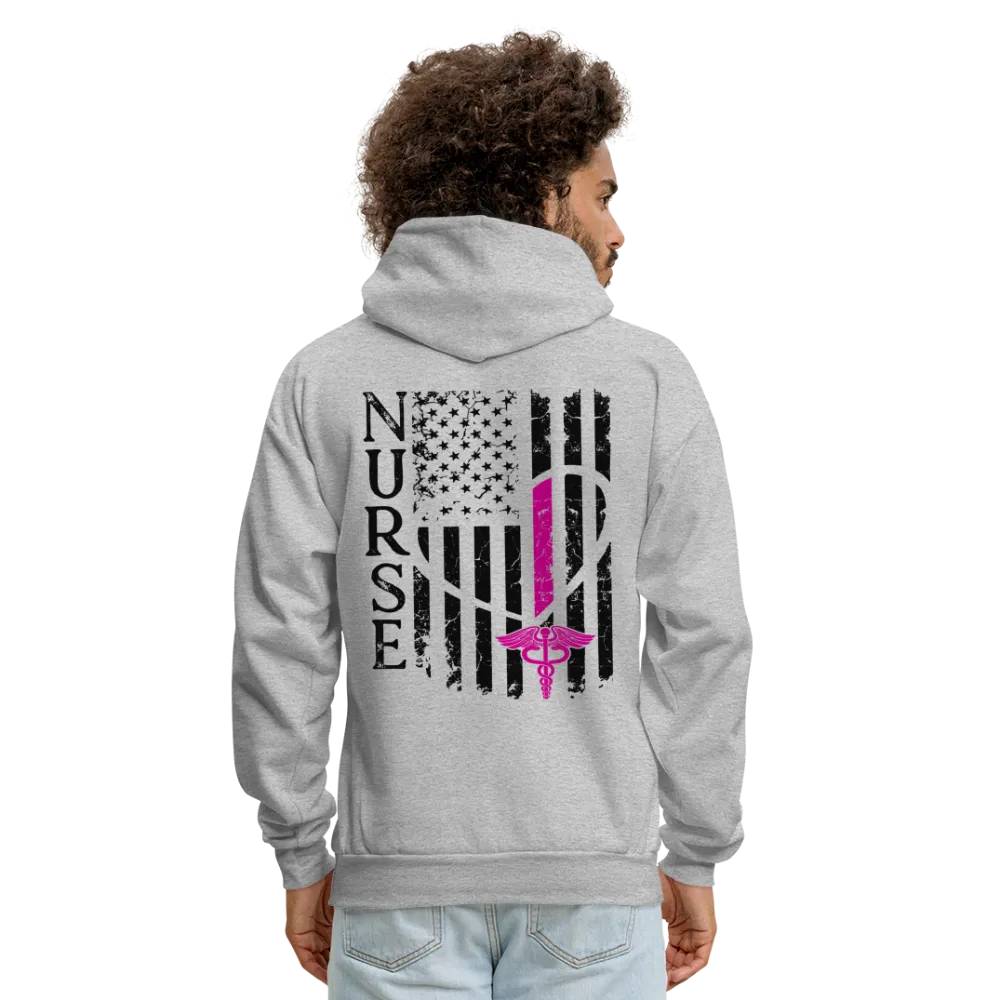 Nurse Flag Pullover Men's Hoodie (CK1389)