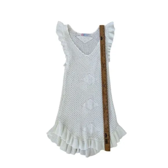 NWOT - Free People Mykonos Fauxchet Sweater Mini - Size L