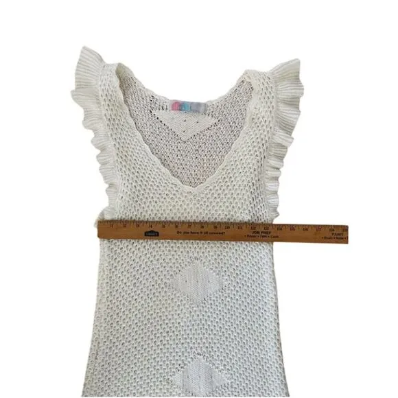 NWOT - Free People Mykonos Fauxchet Sweater Mini - Size L