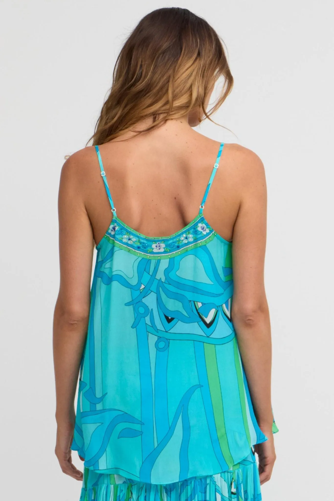 Oceanic Blues Cami Top
