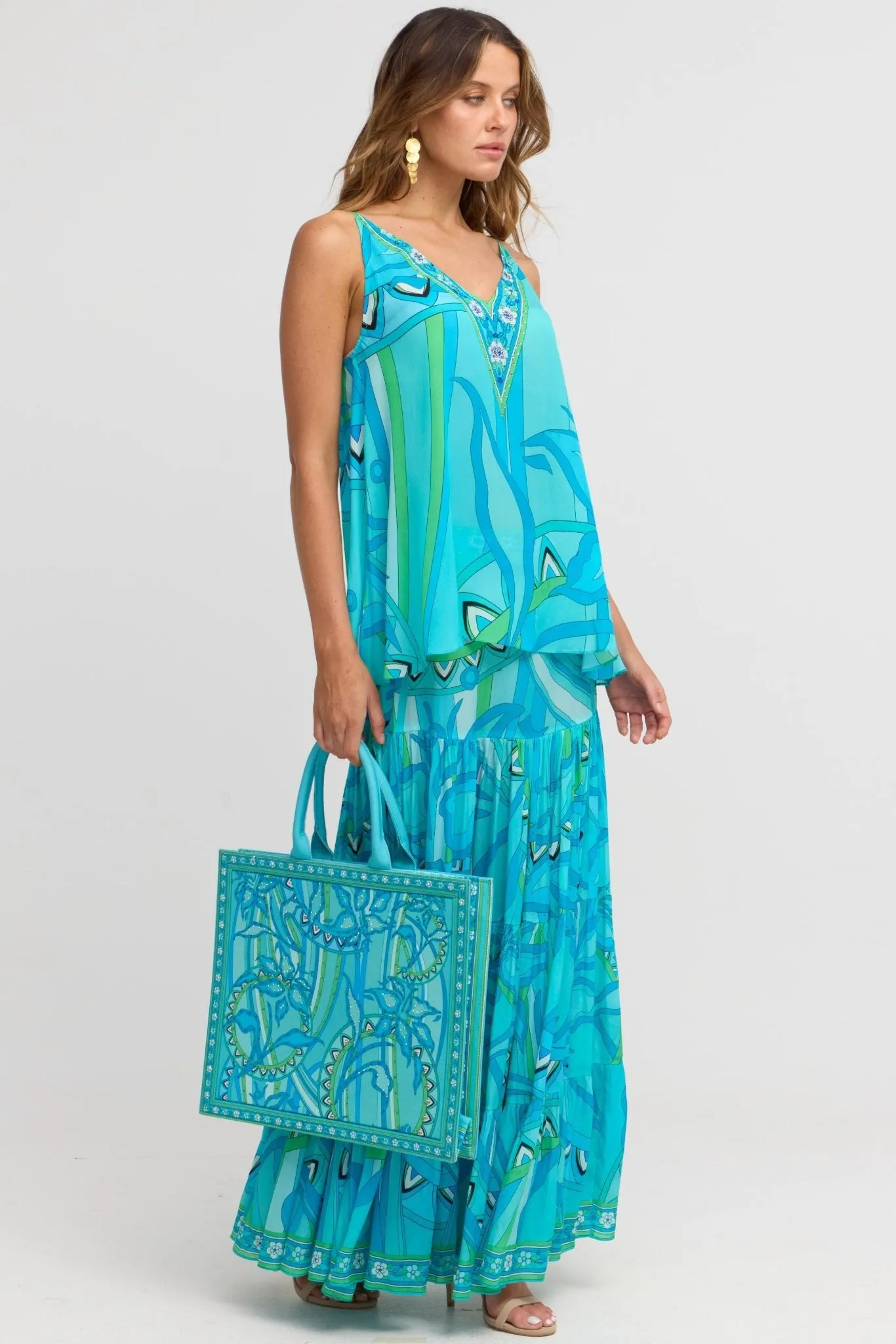 Oceanic Blues Cami Top
