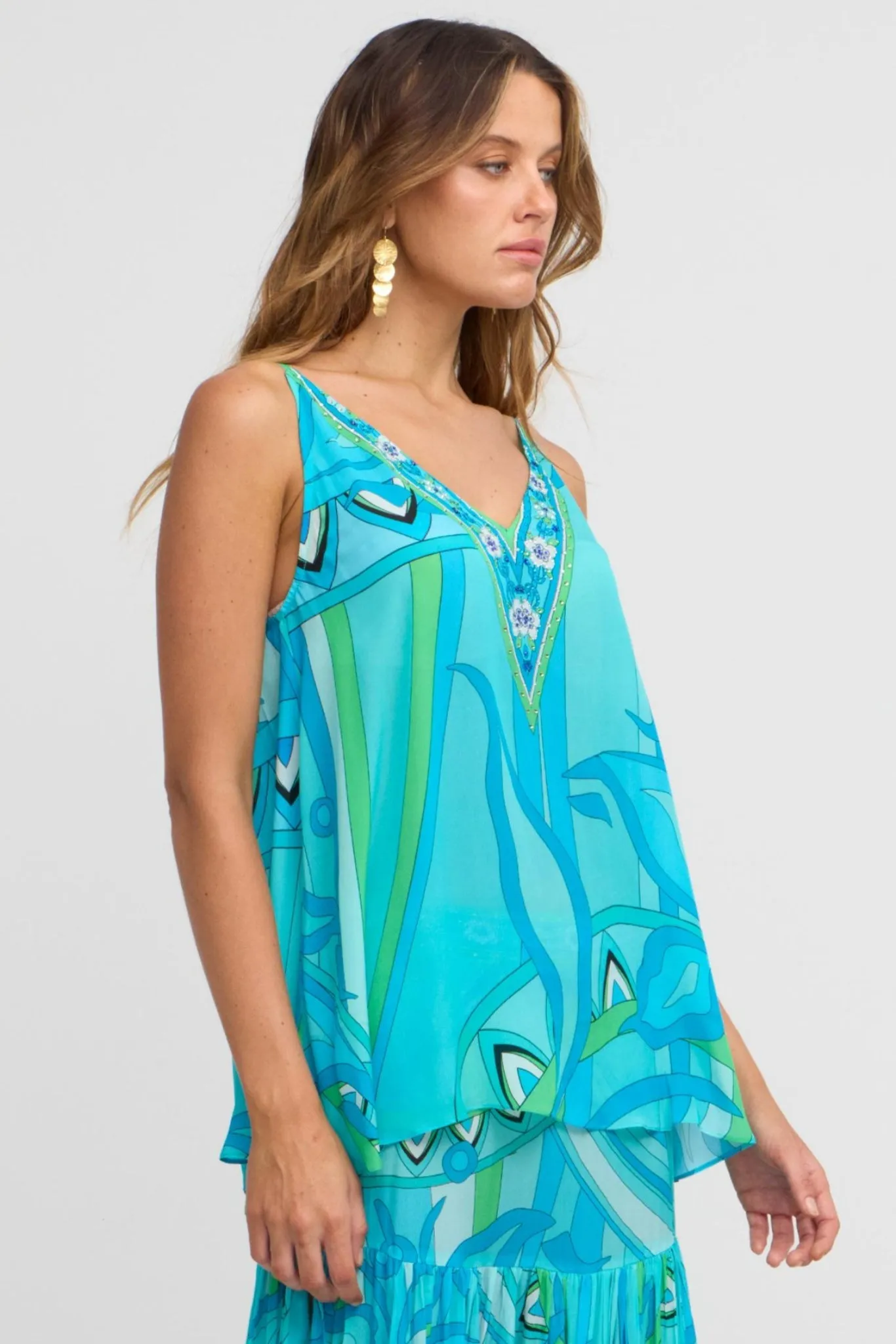 Oceanic Blues Cami Top