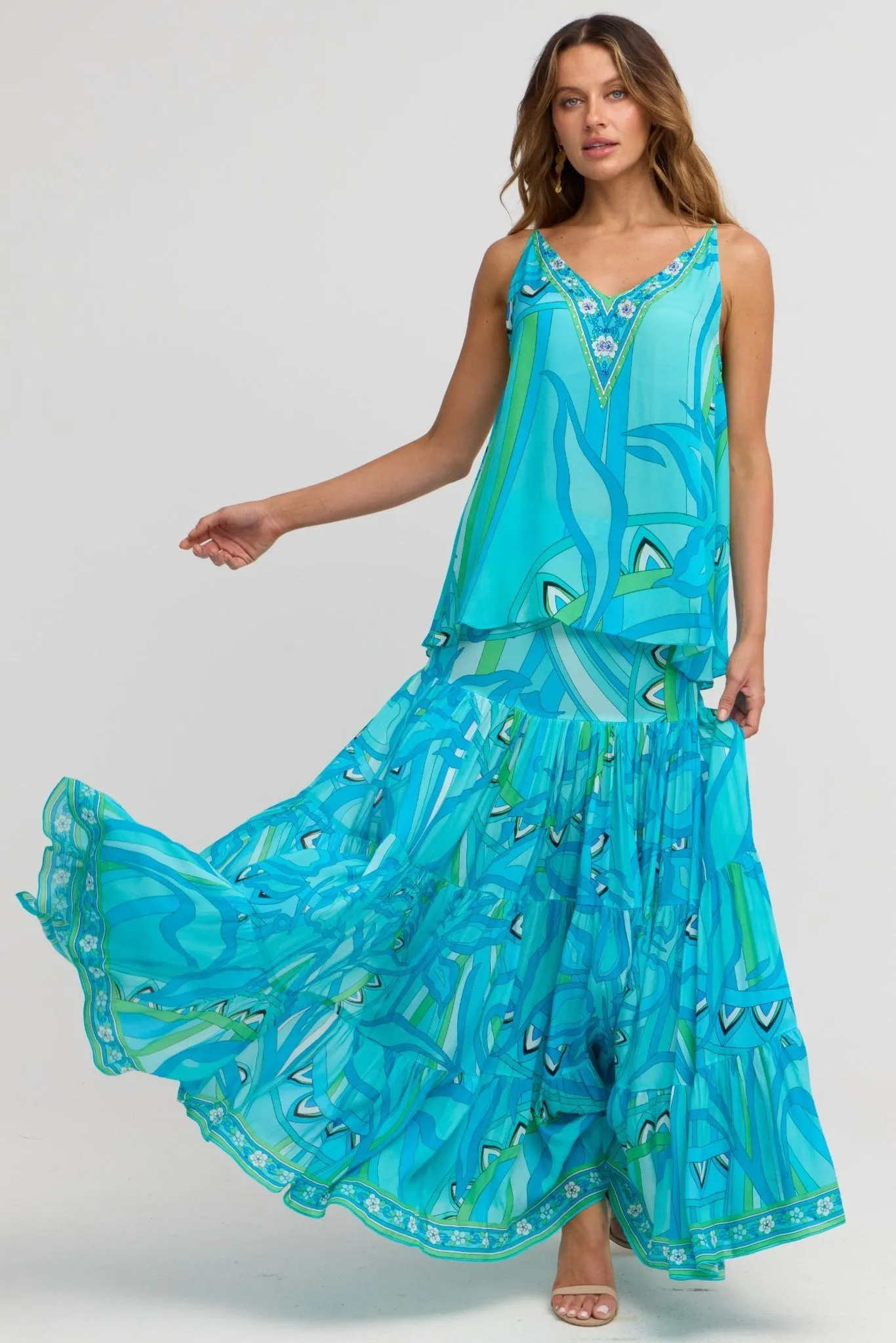 Oceanic Blues Cami Top