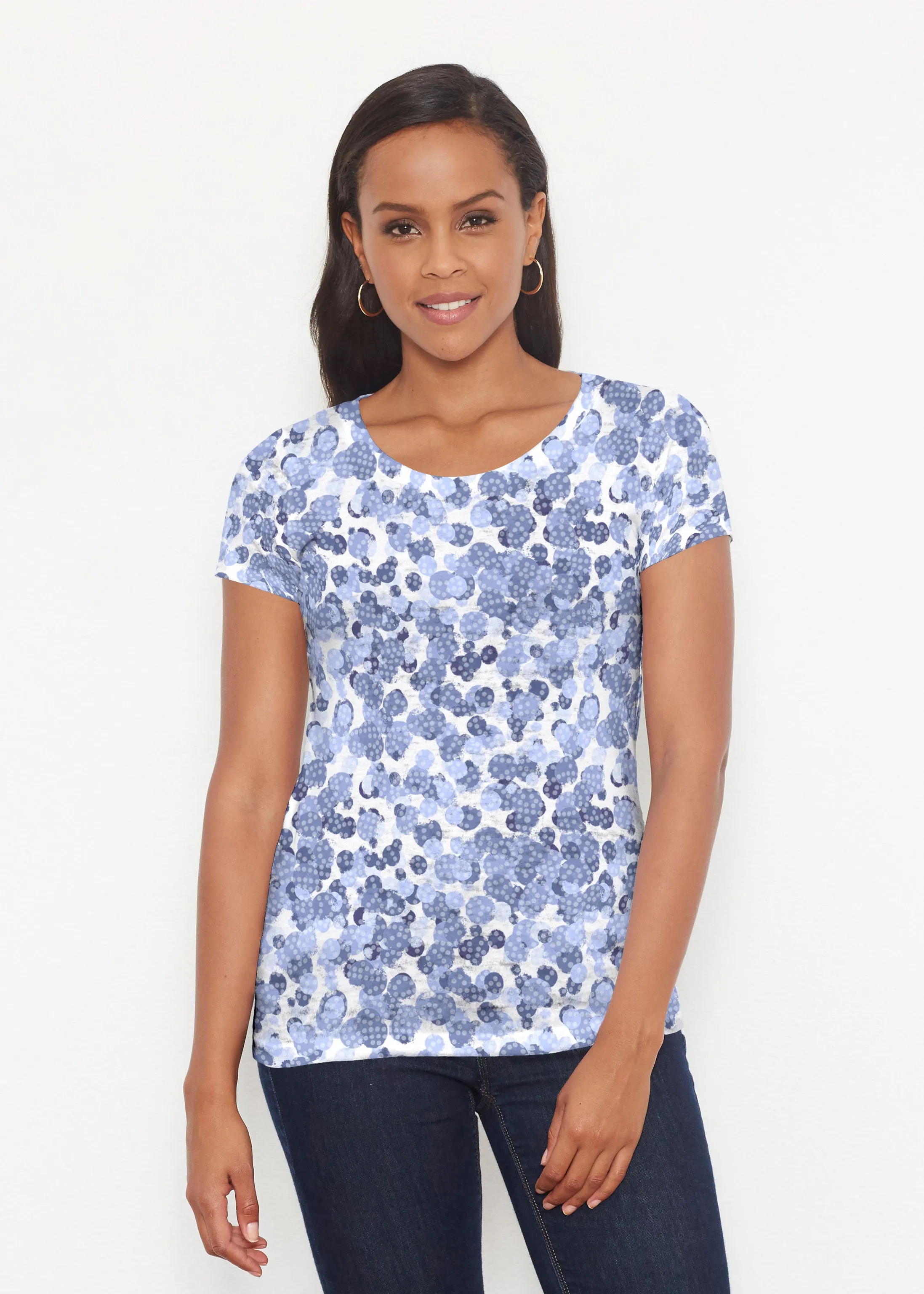 Oh Stamped (7784) ~ Signature Short Sleeve Scoop Shirt