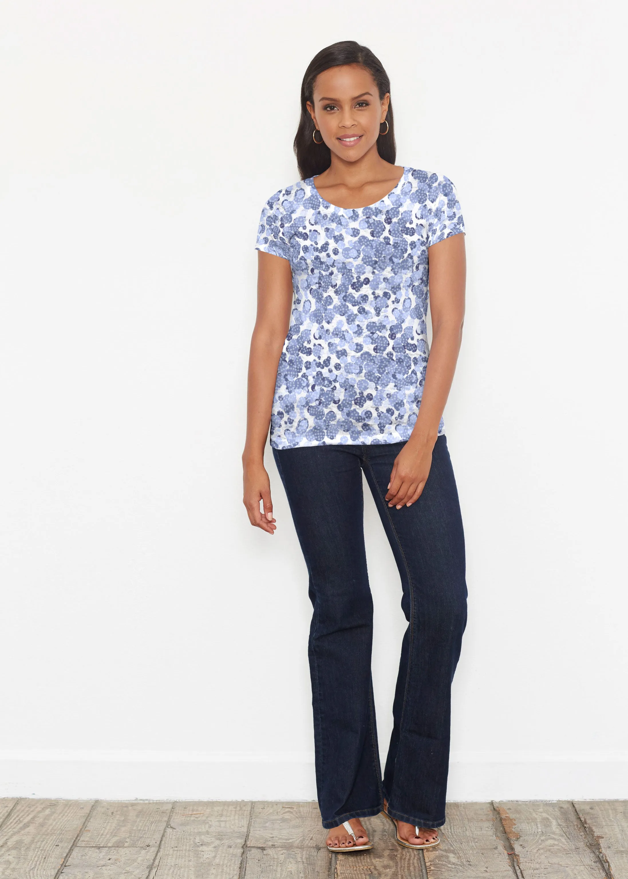 Oh Stamped (7784) ~ Signature Short Sleeve Scoop Shirt