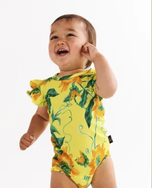 Passiona Organic SS Frill Romper