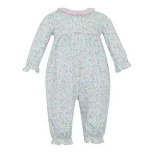 Petit Bebe Pink & Blue Liberty Floral Romper