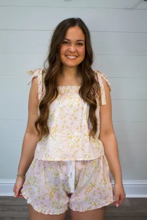Pink Rose Pajamas