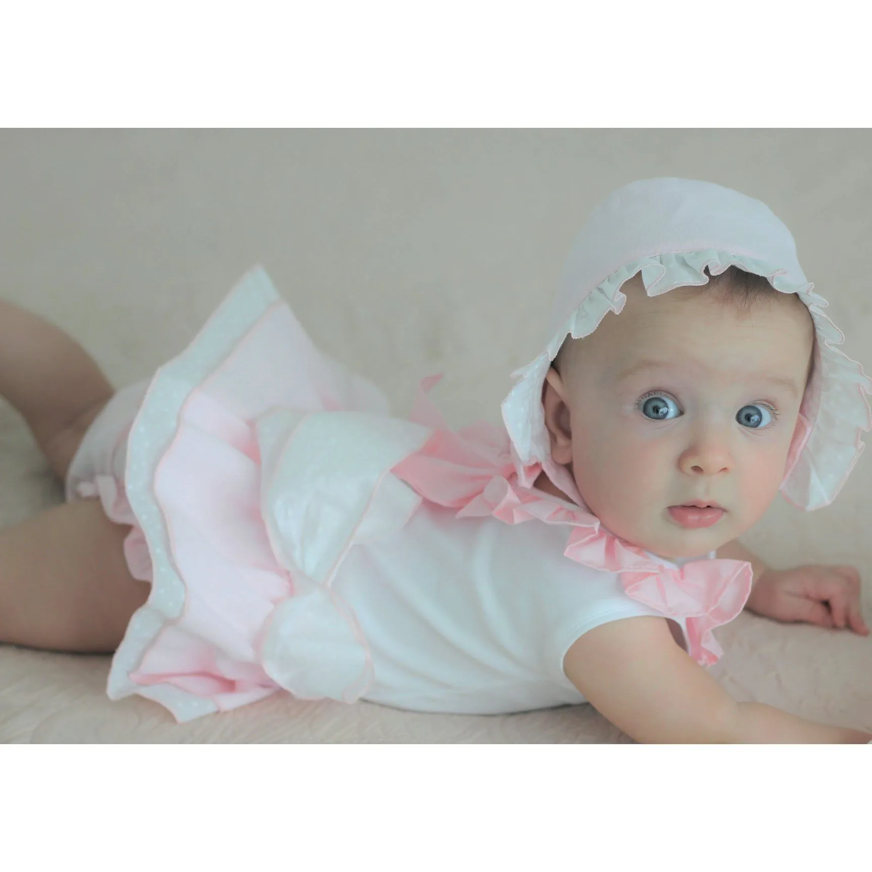 Pink Ruffle Bow Vest
