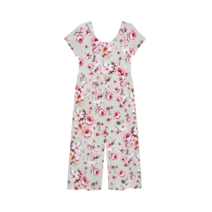 Posh Peanut Millicent Short Sleeve Scoop Back Wide Leg Jumpsuit