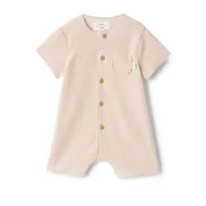 Powder Rose Short Romper