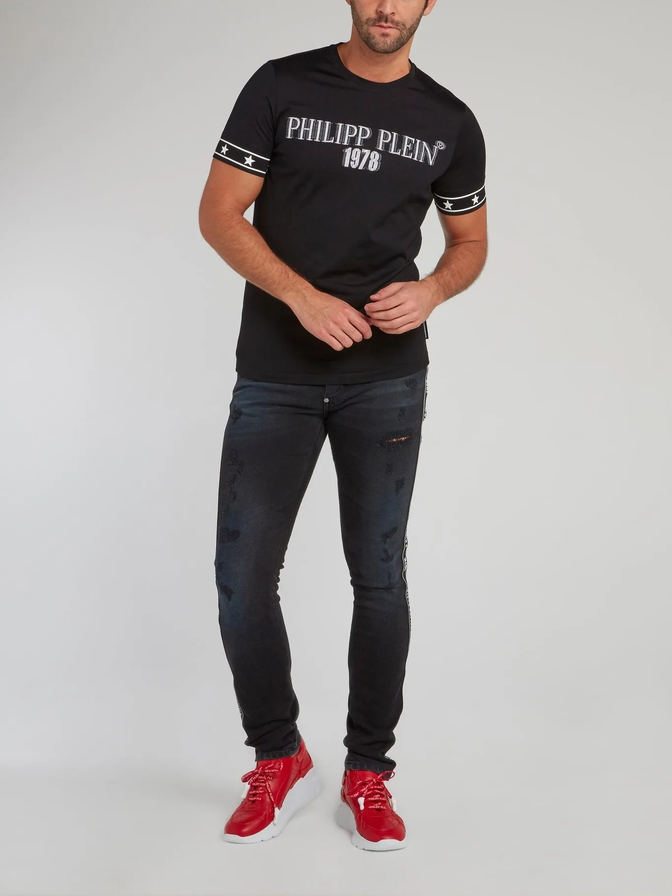 PP1978 Black Star Sleeve T-Shirt