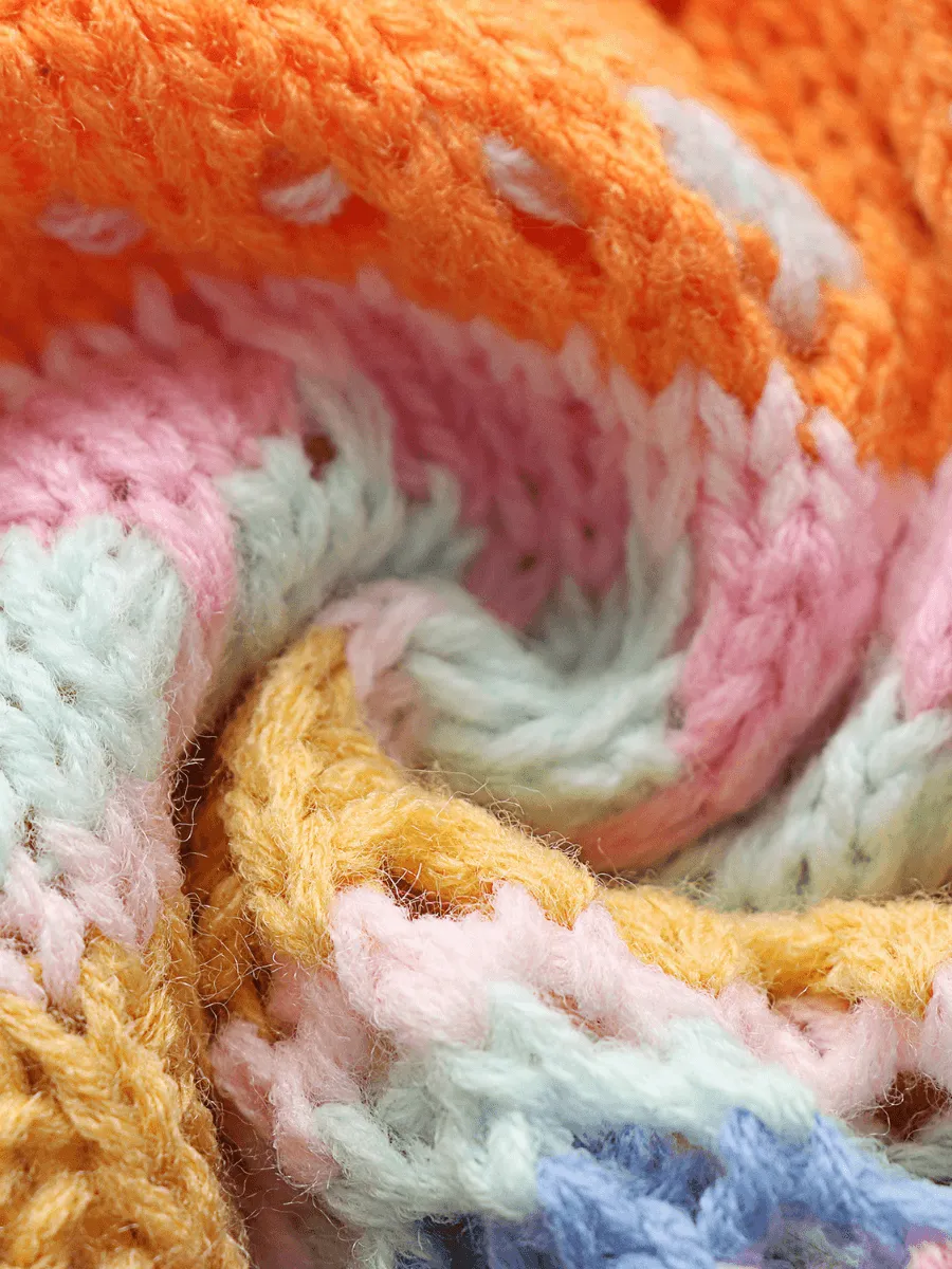 Pumpkin Date Knit Cardigan - Orange