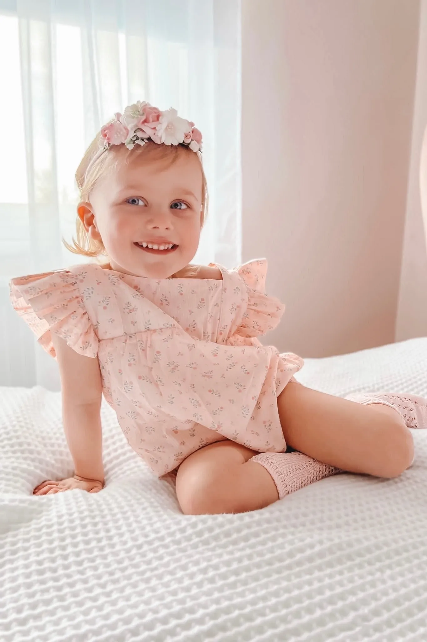 "Agatha" Floral Romper