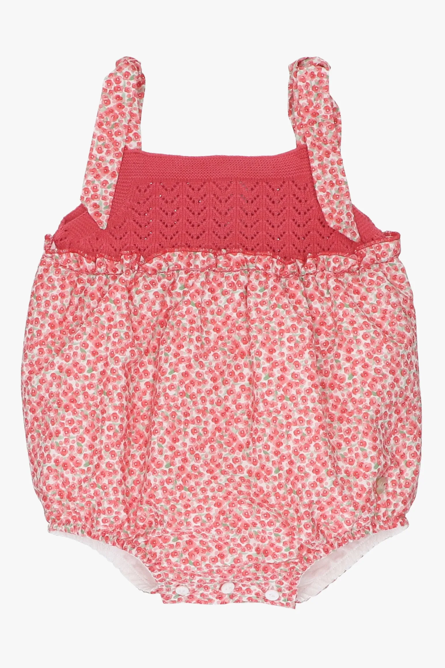 "Scarlett" Red Floral Shortie