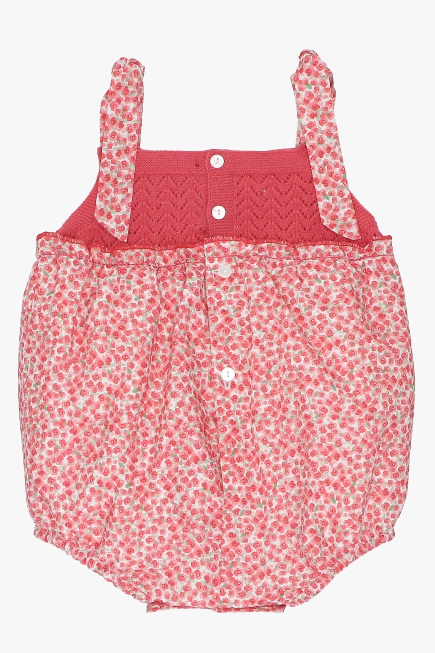 "Scarlett" Red Floral Shortie