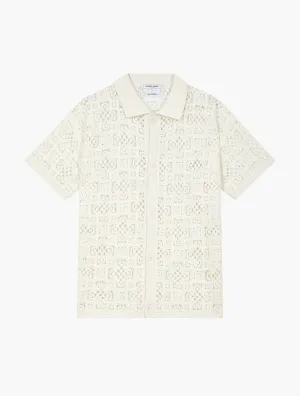 RAUL CLUBE CROCHET CARDIGAN