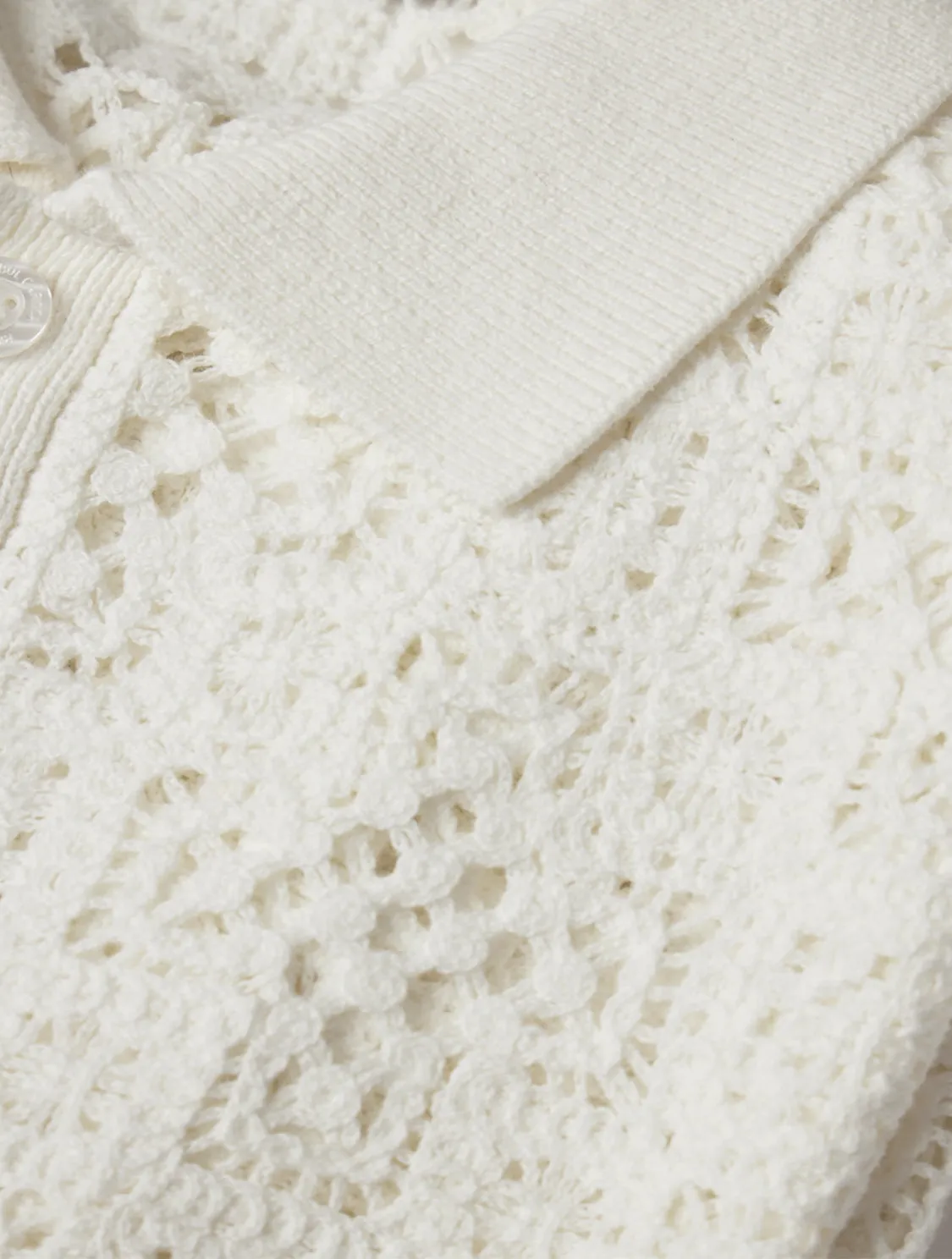 RAUL CLUBE CROCHET CARDIGAN