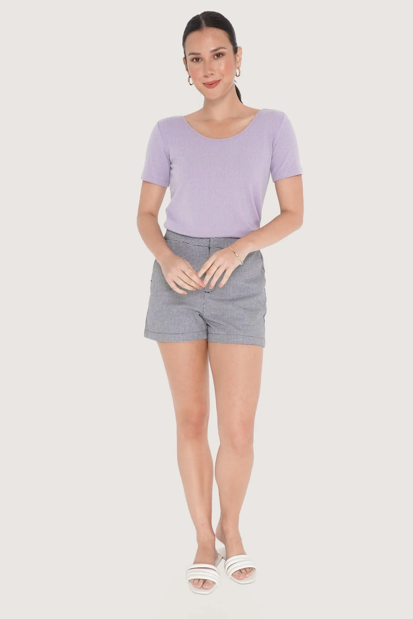 REFORME Scoop Neck Ribbed Tee