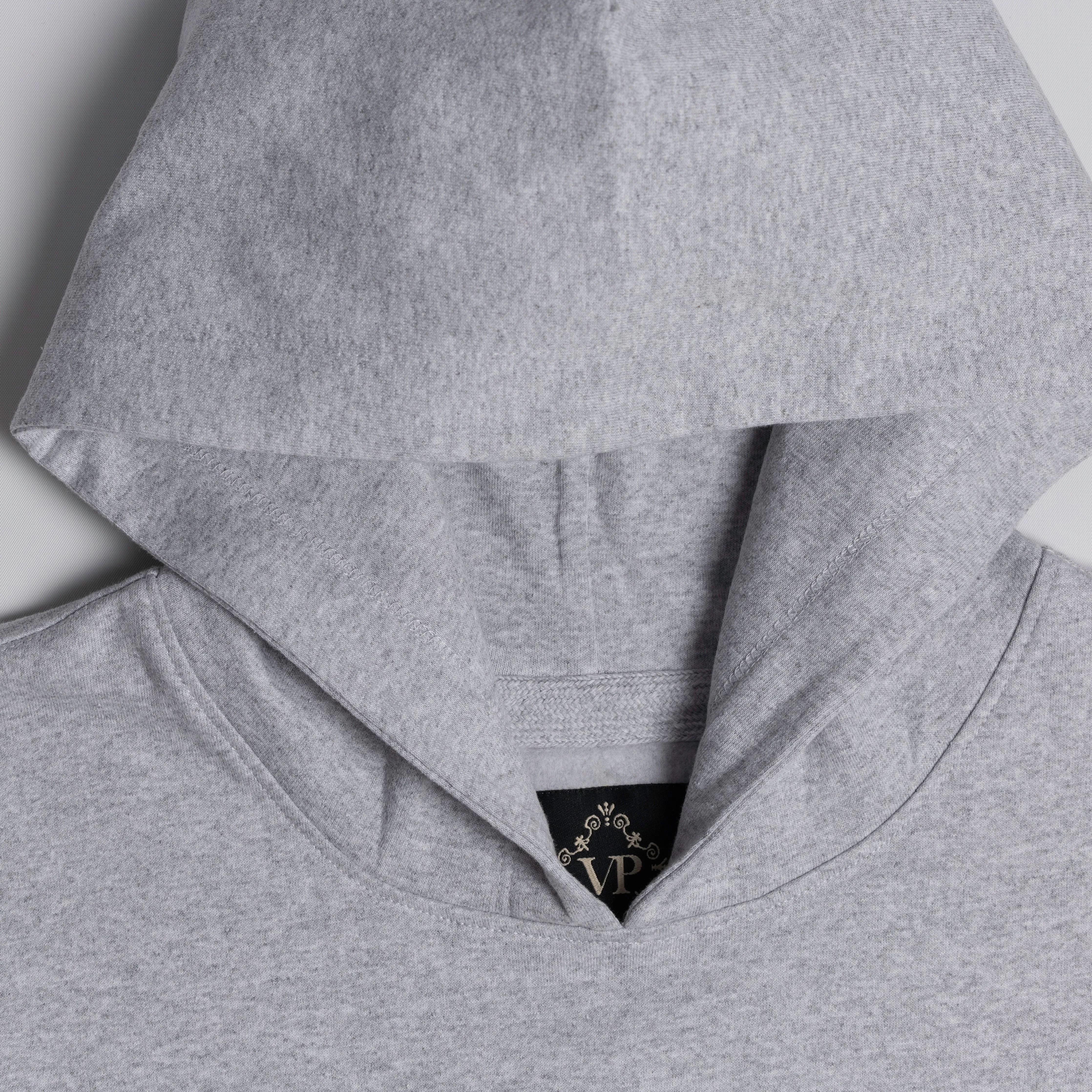 Retro Classic Pullover Hoodie - White Heather