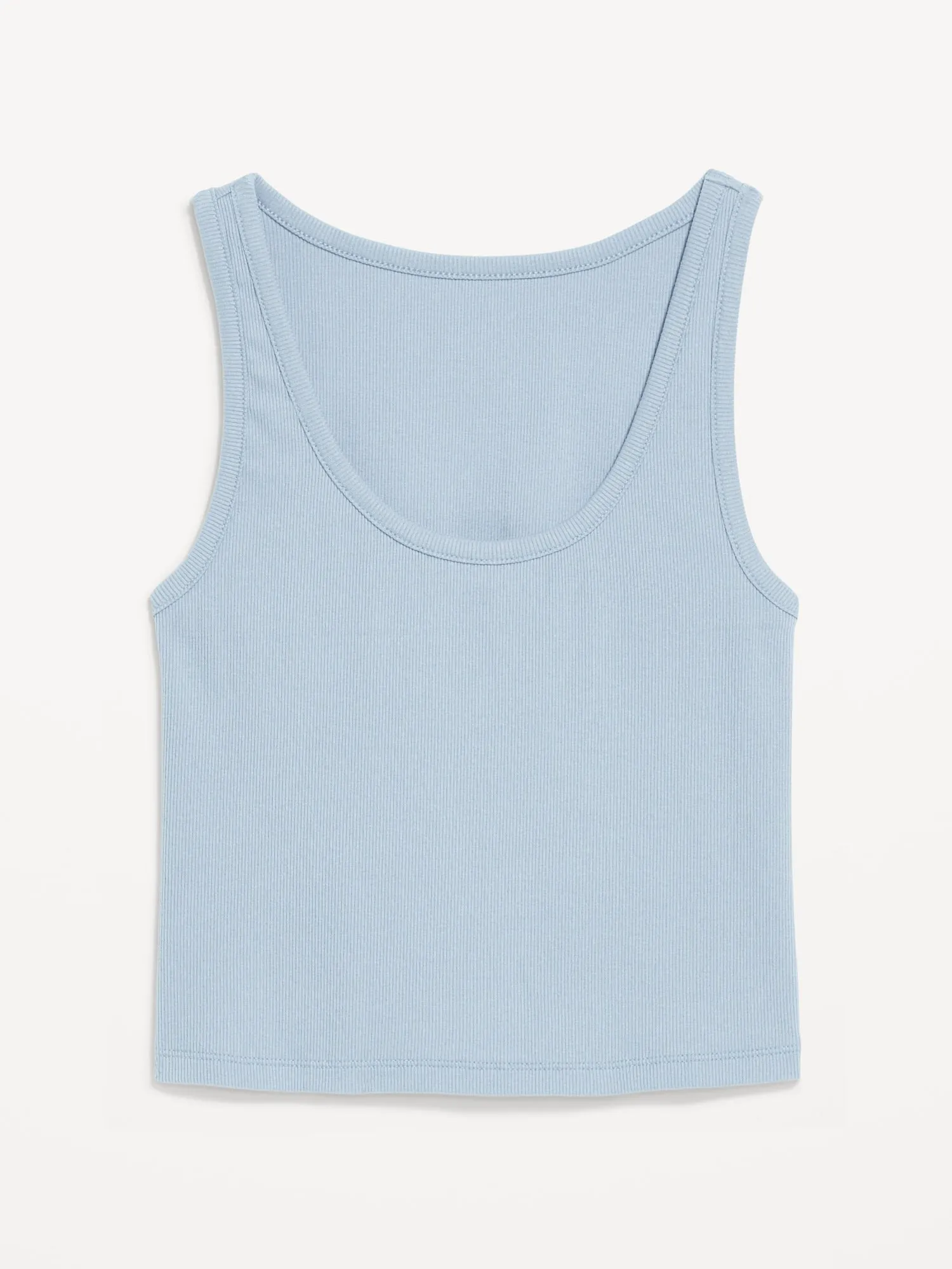 Ribbed Crop Tank Top