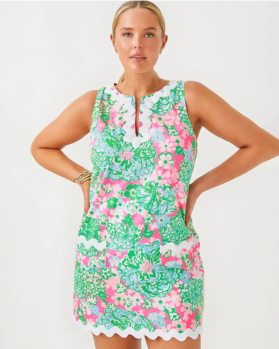 Romey Shift Romper - Multi Plumes In Bloom