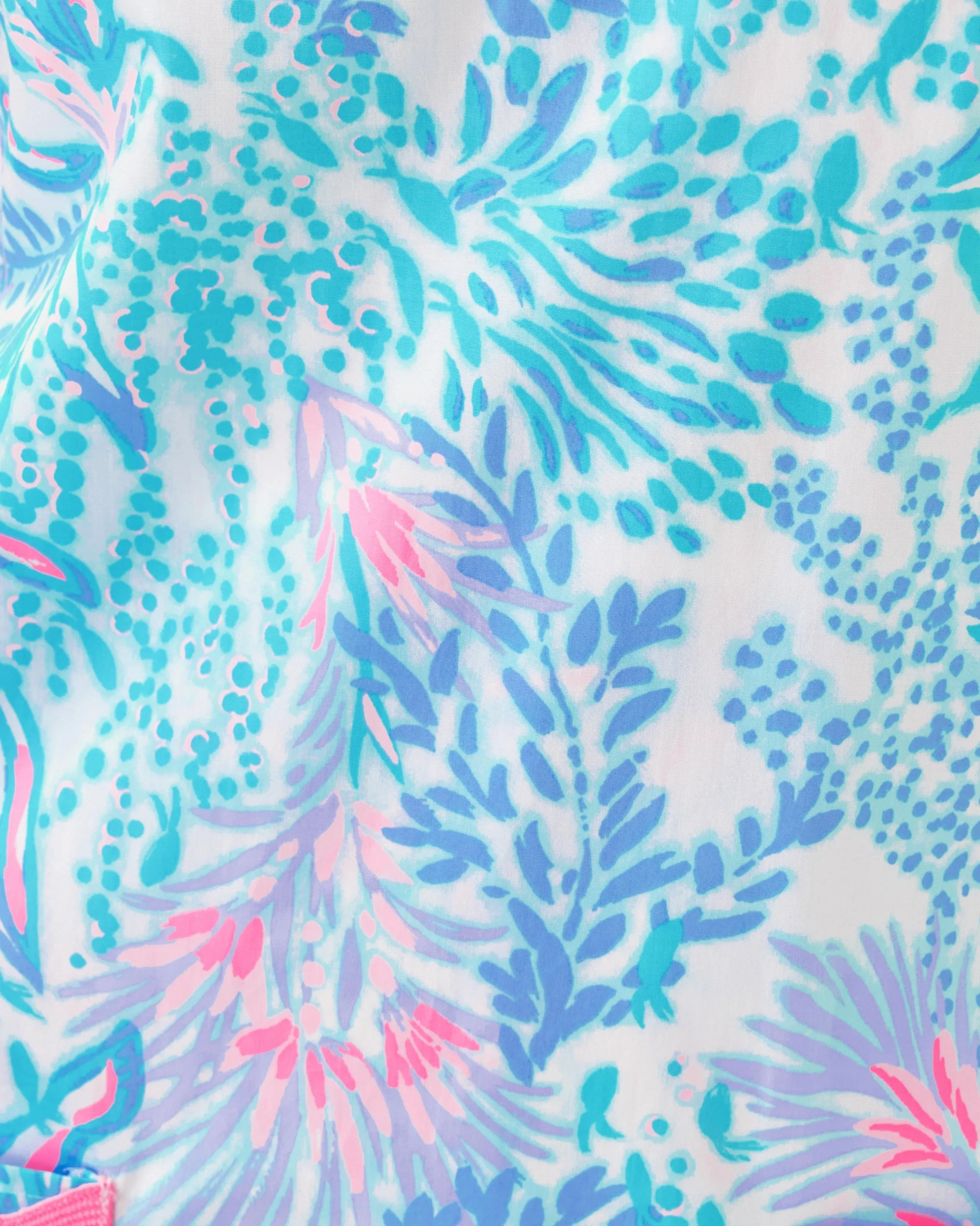 Romey Shift Romper - Multi Plumes In Bloom