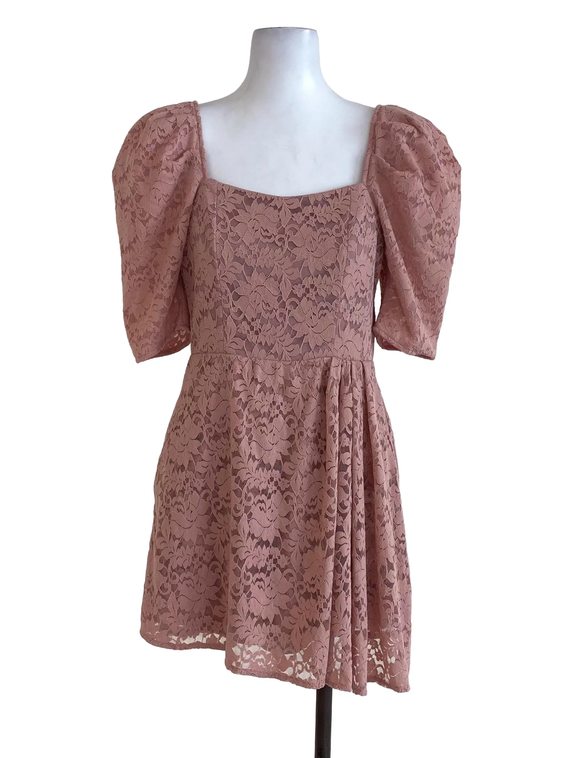 Rose Floral Lace Romper