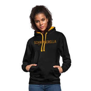 Schwipserella - Kontrast-Hoodie