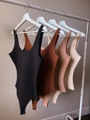 Scoop neck Bodysuit *NEUTRAL EDITION*