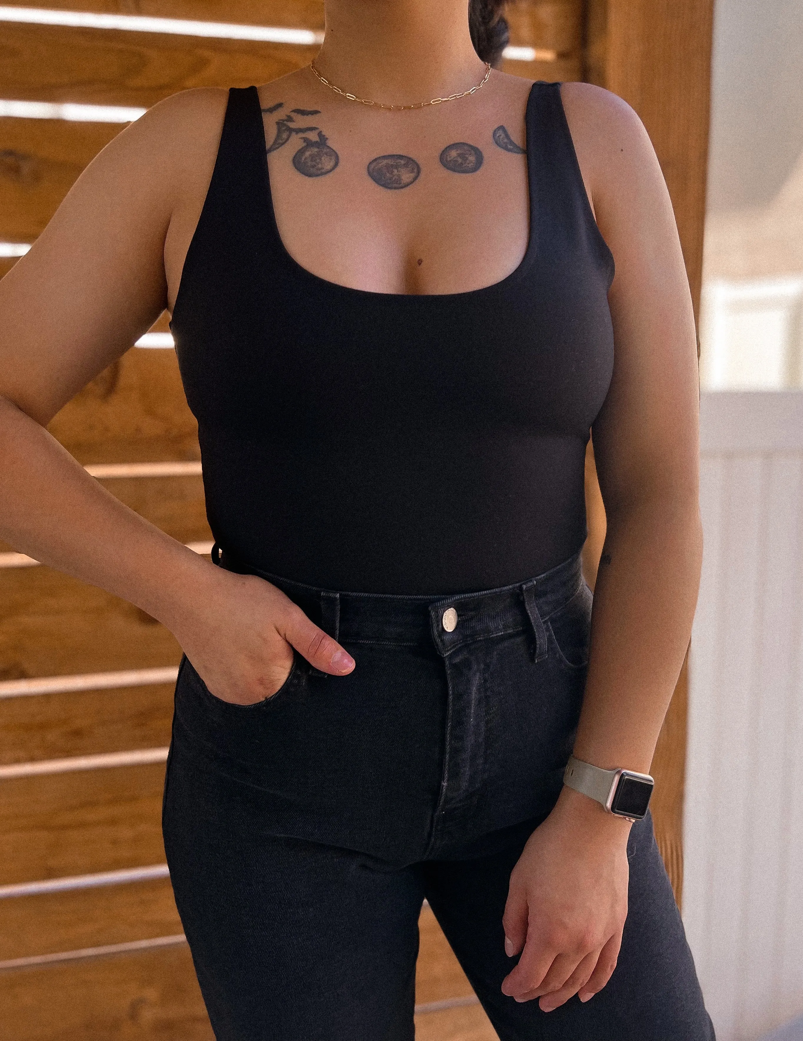 Scoop neck Bodysuit *NEUTRAL EDITION*