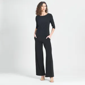 Scoop Neck Half Sleeve Top -  5 Colors