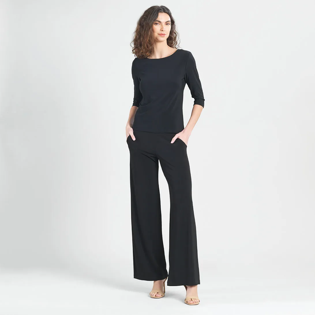Scoop Neck Half Sleeve Top -  5 Colors
