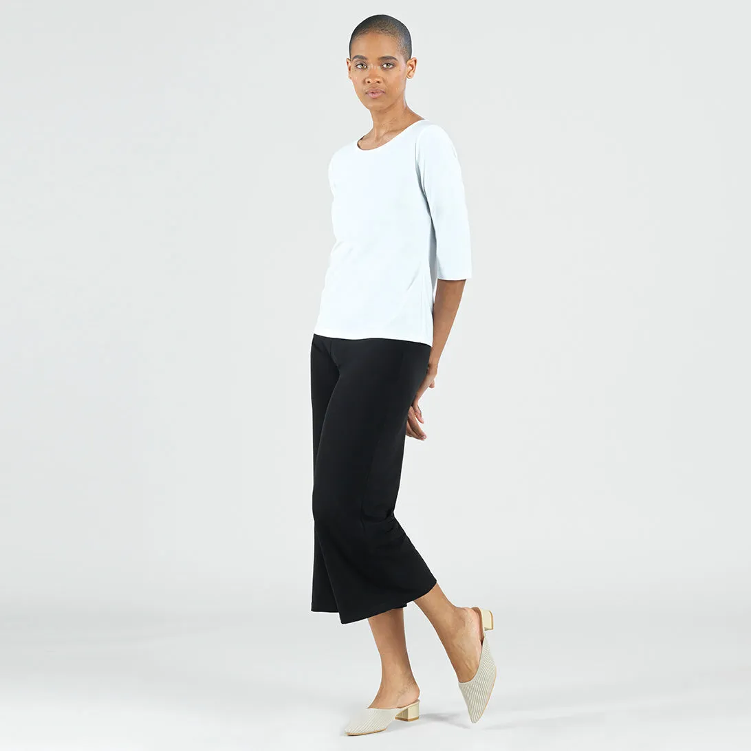 Scoop Neck Half Sleeve Top -  5 Colors