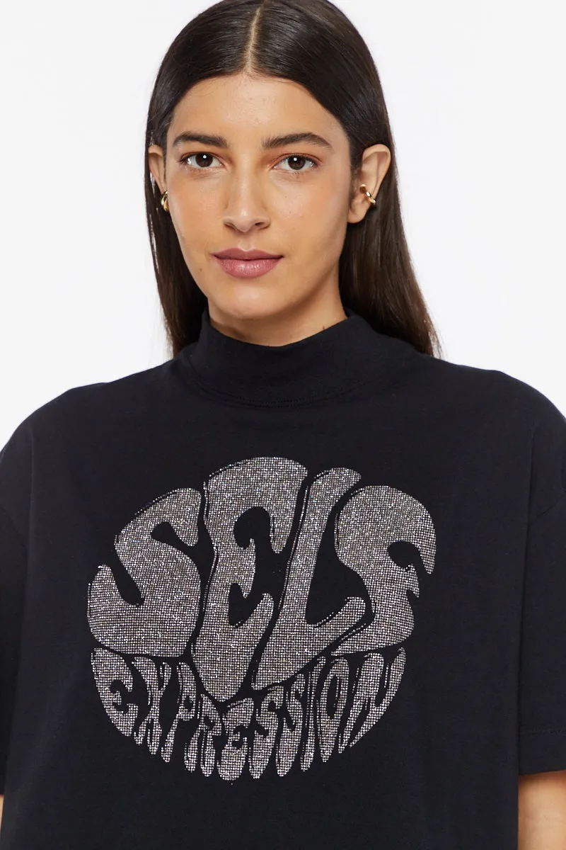 Self Expressiom Embellished T-shirt