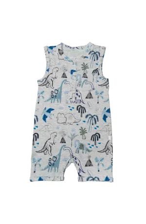Short Romper - Dinosaurs