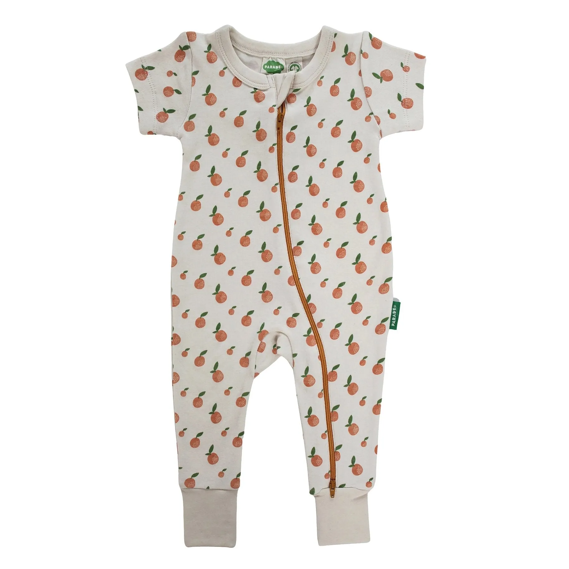 Short Sleeve Romper Citrus - 3-6 M